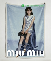 Miumiu Throw Blankets